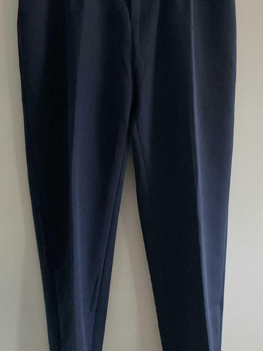 Women Navy Dress Pants - Classic Straight Fit